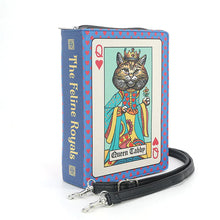 Load image into Gallery viewer, Feline Royals Book Purse
