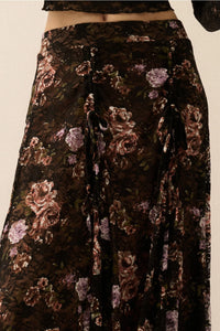 Floral Lace Cinch Skirt