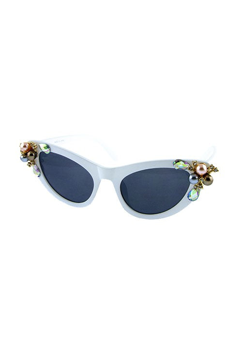 Pearl Corner Cateye Sunglasses