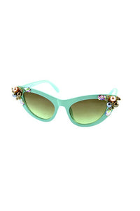 Pearl Corner Cateye Sunglasses