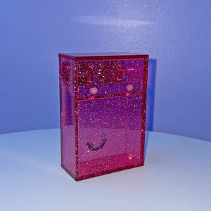 Pink Glitter Stash Box