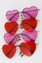 Load image into Gallery viewer, Heart Tinted Sunglasses- More Styles Available!
