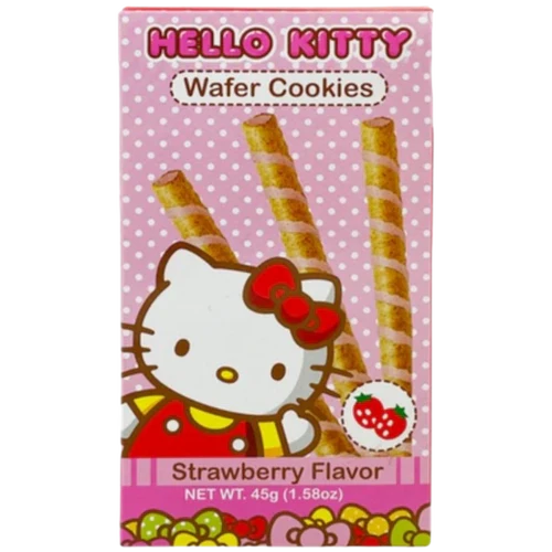 Hello Kitty Strawberry Wafer Cookies