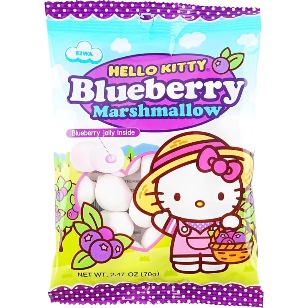 Hello Kitty Blueberry Marshmallows