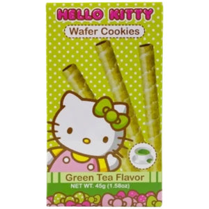Hello Kitty Green Tea Wafer Cookies