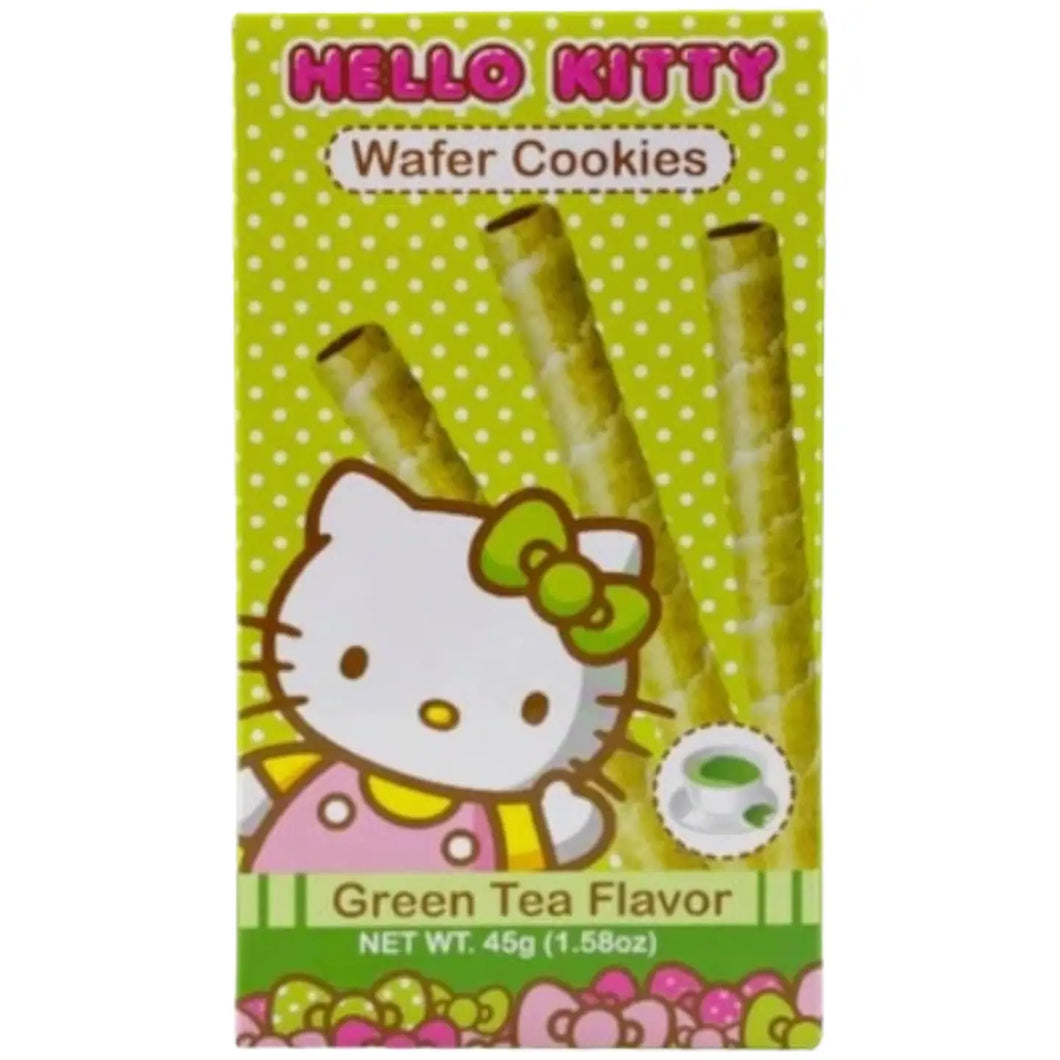 Hello Kitty Green Tea Wafer Cookies
