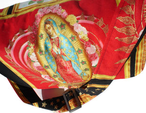 Red Guadalupe Virgin Mary Messenger Bag