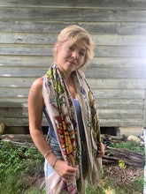 Load image into Gallery viewer, Sun and Luna Moth Pashmina
