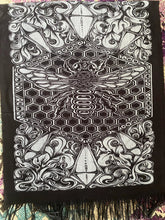 Load image into Gallery viewer, Hive Mind Bee Pashmina
