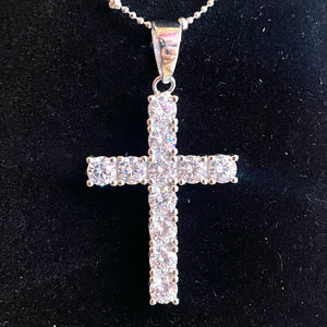 Simple Bling Cross Pendant