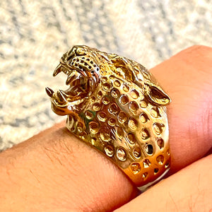 Roaring Jaguar Ring