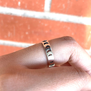 Moon Phase Band Ring