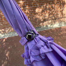 Load image into Gallery viewer, Lilac Bottom Ruffle Umbrella
