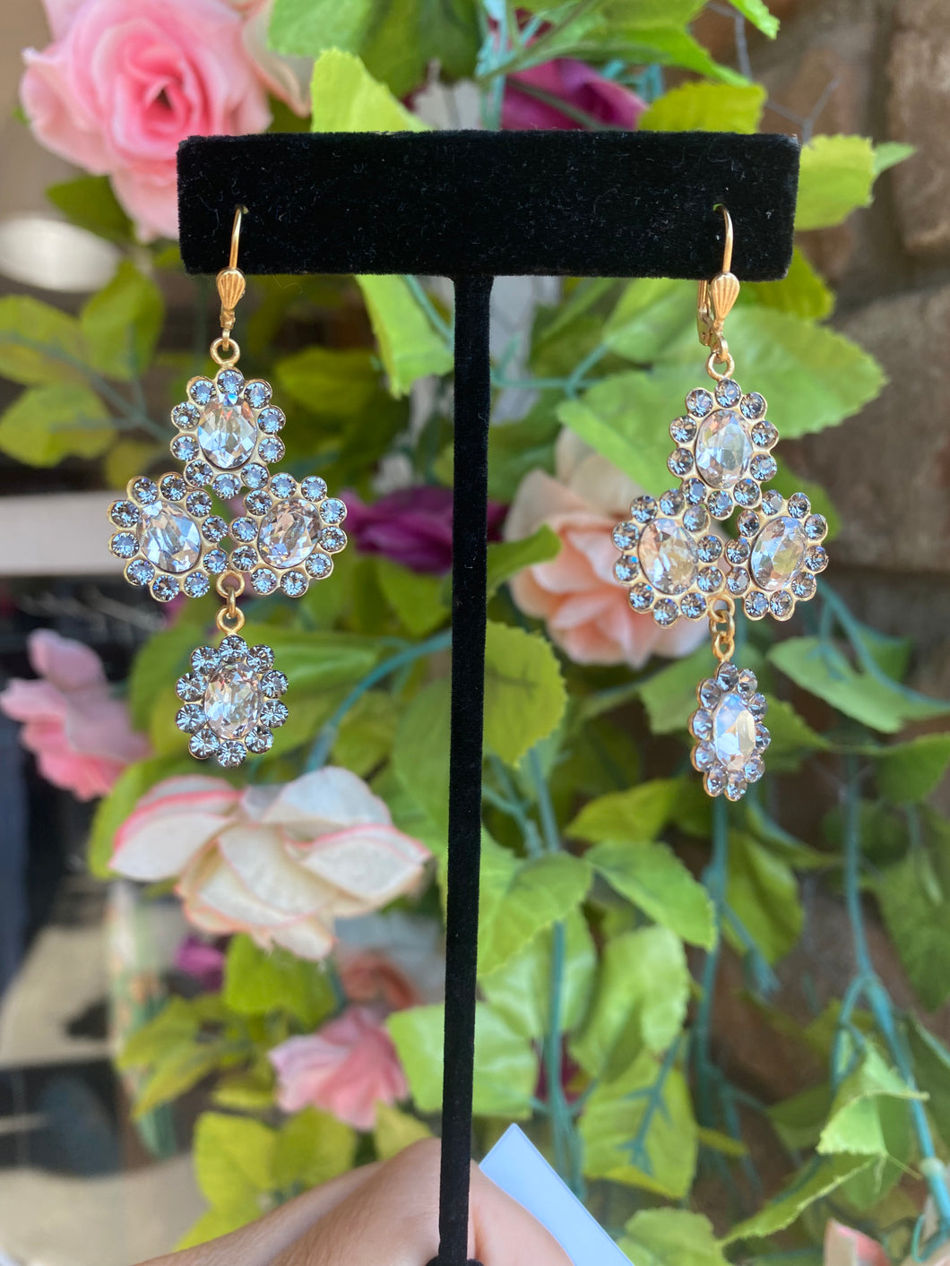 Tiana Crystal Bouquet Earrings