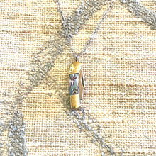 Load image into Gallery viewer, Bittiest Mother of Pearl Handle Miniature Pocket Knife Necklace
