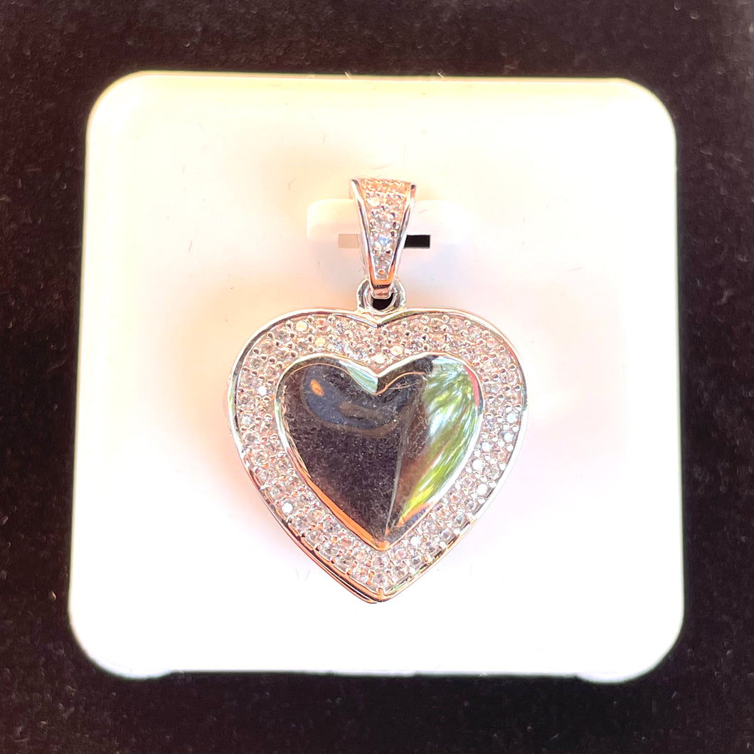 Bling Heart Locket Pendant