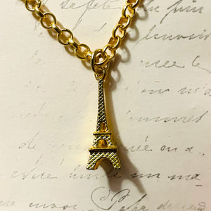 Eiffel Tower Charm Necklace