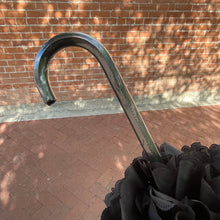 Load image into Gallery viewer, Black Bottom Ruffle Umbrella
