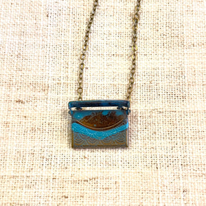 Envelope Locket Necklace