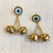 Load image into Gallery viewer, Big Blingy Cherry Earrings- More Styles Available!
