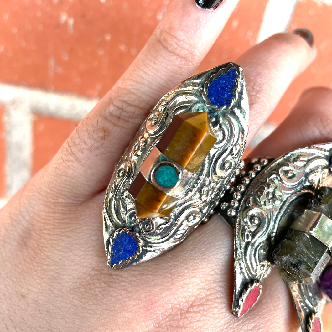 Bohemian Crystal Point Statement Ring- More Styles Available!