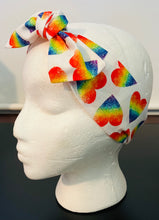 Load image into Gallery viewer, Rainbow Heart Headband
