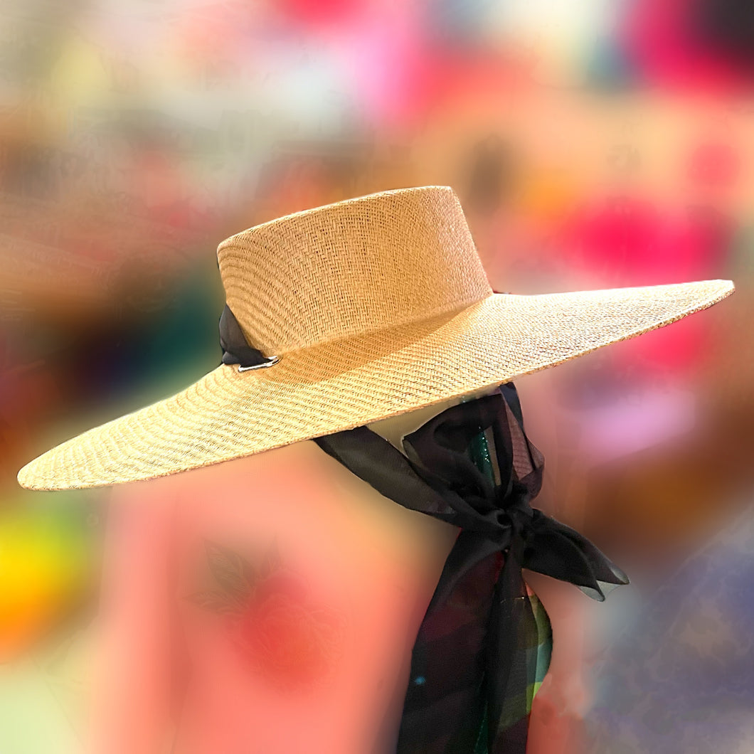 Chiffon Ribbon Tie Sun Hat- More Styles Available!