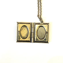 Load image into Gallery viewer, Brass Book Locket Necklace
