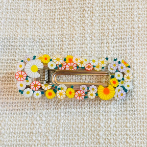 Emma Floral Resin Hair Clip