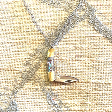 Load image into Gallery viewer, Bittiest Mother of Pearl Handle Miniature Pocket Knife Necklace
