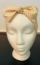 Load image into Gallery viewer, Headband Yellow Polka Dots
