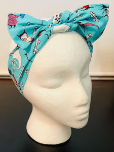 Jack Blue bones Headband