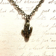 Spotty Cactus Charm Necklace