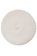 Ivory Vintage Style Faux Wool Beret