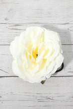 Load image into Gallery viewer, Ivory XL Rose Hair Flower
