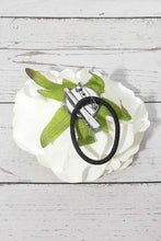 Load image into Gallery viewer, Ivory XL Rose Hair Flower
