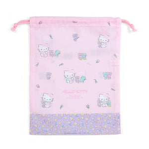 Hello Kitty Teddy Drawstring Bag