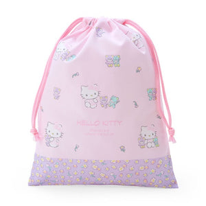 Hello Kitty Teddy Drawstring Bag