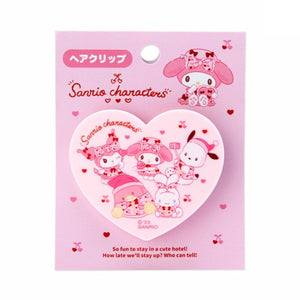 My Melody and Friends Delightful Hocance Heart Shaped Hair Clip