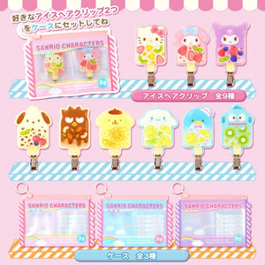 Hello Kitty and Friends Ice Cream Bar Set of 2 Acrylic Hair Clips