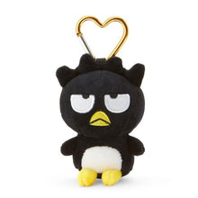 Load image into Gallery viewer, Badtz-Maru Mini Plush Keyring with Heart Carabiner Clip
