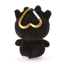 Load image into Gallery viewer, Badtz-Maru Mini Plush Keyring with Heart Carabiner Clip
