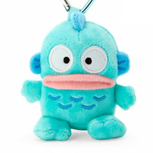 Load image into Gallery viewer, Hangyodon Mini Plush Keyring with Heart Carabiner Clip

