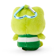Load image into Gallery viewer, Keroppi Mini Plush Keyring with Heart Carabiner Clip
