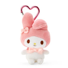 Load image into Gallery viewer, My Melody Mini Plush Keyring with Heart Carabiner Clip
