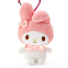 Load image into Gallery viewer, My Melody Mini Plush Keyring with Heart Carabiner Clip
