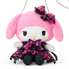 Load image into Gallery viewer, My Melody Sweet Rock n' Check Gingham Plush Shoulder Purse
