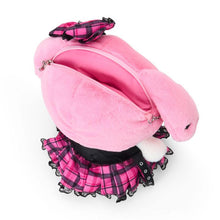 Load image into Gallery viewer, My Melody Sweet Rock n' Check Gingham Plush Shoulder Purse
