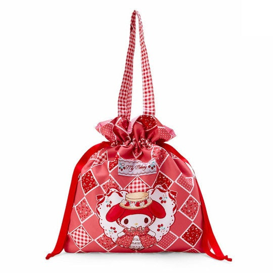 My Melody store drawstring totebag