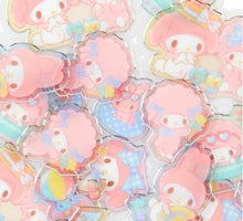 Load image into Gallery viewer, My Melody Summer T-Shirt Stickers
